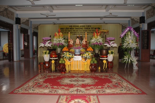 TP. HCM: Các phái đoàn viếng tang lê ĐLHT Thích Từ Nhơn ngày thứ nhất