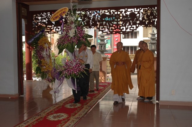 TP. HCM: Các phái đoàn viếng tang lê ĐLHT Thích Từ Nhơn ngày thứ nhất