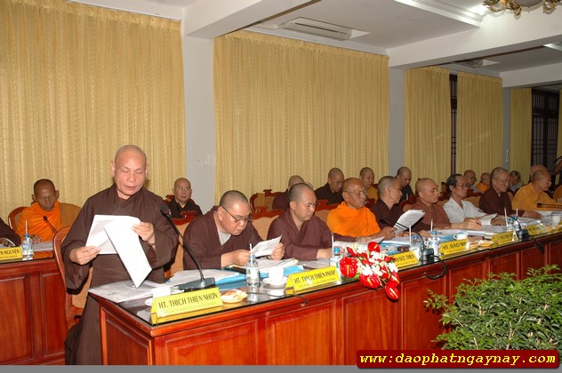 TP.Hồ Chí Minh HỘI NGHỊ BAN THƯỜNG  TRỰC HỘI ĐỒNG TRỊ SỰ GHPGVN (NGÀY THỨ NHẤT)