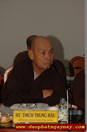 TP.Hồ Chí Minh HỘI NGHỊ BAN THƯỜNG  TRỰC HỘI ĐỒNG TRỊ SỰ GHPGVN (NGÀY THỨ NHẤT)