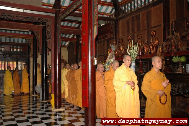 Chùm ảnh: Chư Tăng đang An cư tại trường hạ chùa Hội Khánh - Bình Dương