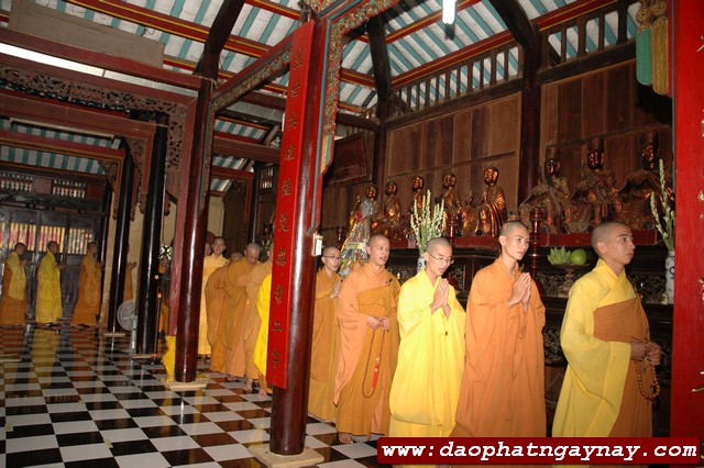 Chùm ảnh: Chư Tăng đang An cư tại trường hạ chùa Hội Khánh - Bình Dương