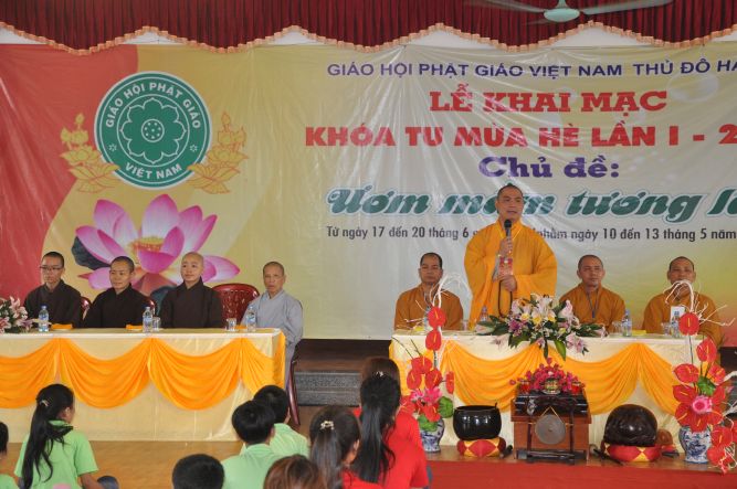 Hà Nội: Khai mạc khóa tu mùa hè tại chùa Nam Dư Thượng