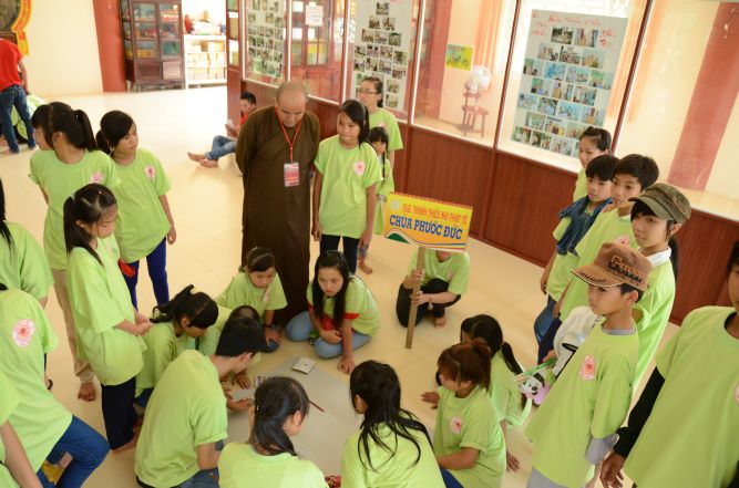Đồng Tháp: Tự họa về mái nhà của hội trại hiểu và thương