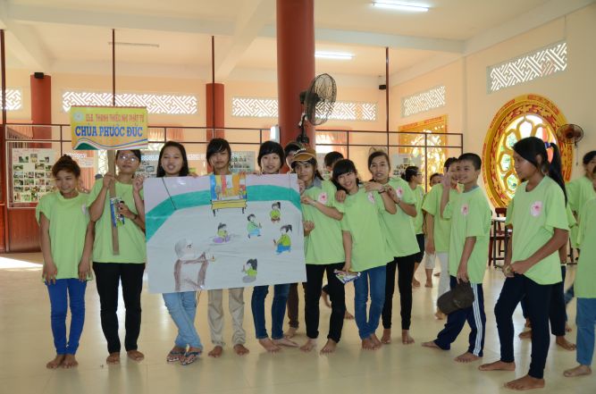 Đồng Tháp: Tự họa về mái nhà của hội trại hiểu và thương