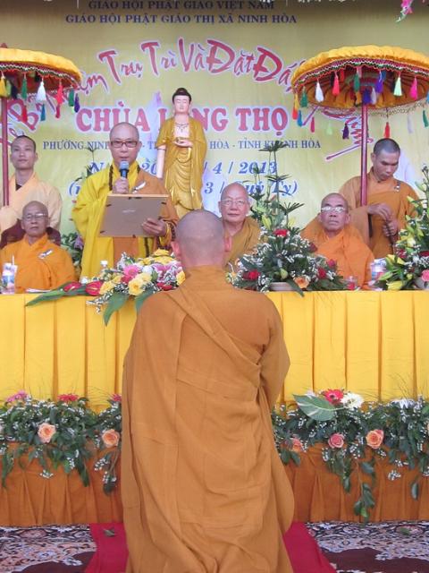 Lễ bổ nhiệm trụ trì chùa Long Thọ