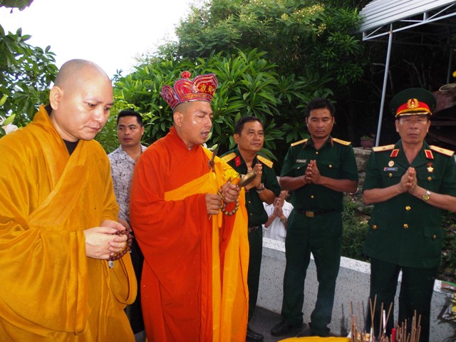 Khánh Hòa: Đại lễ cầu siêu anh hùng liệt sĩ tại chùa Từ Tôn - Hòn Đỏ, Nha Trang