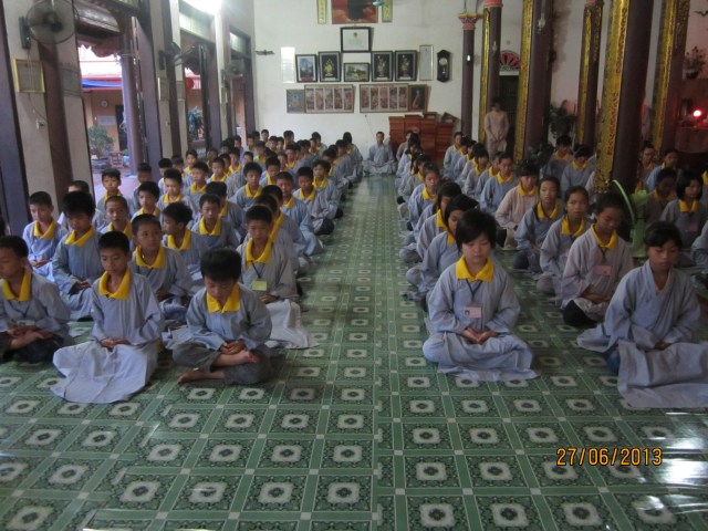 Nam Định: Khóa tu học mùa hè lần thứ 5 tại chùa Tiên Chưởng
