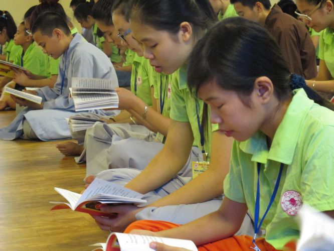 Hà Nội: Khóa tu chùa Nam Dư Thượng và hội thi tranh