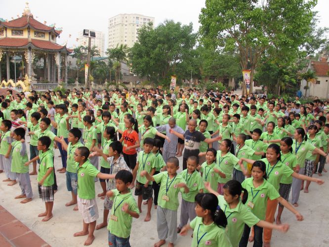 Hà Nội: Khóa tu chùa Nam Dư Thượng và hội thi tranh