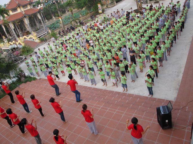 Hà Nội: Khóa tu chùa Nam Dư Thượng và hội thi tranh