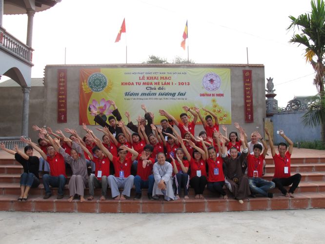 Hà Nội: Khóa tu chùa Nam Dư Thượng và hội thi tranh