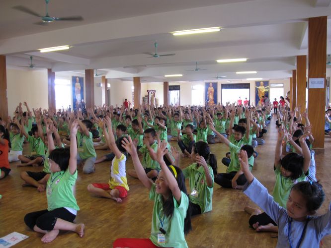 Hà Nội: Khóa tu chùa Nam Dư Thượng và hội thi tranh