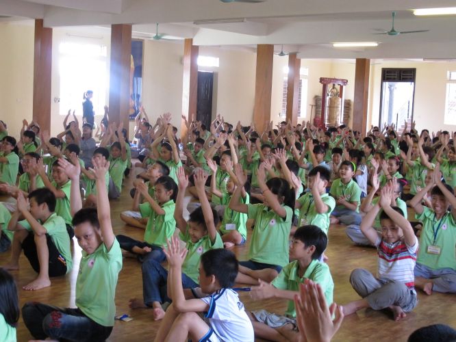 Hà Nội: Khóa tu chùa Nam Dư Thượng và hội thi tranh