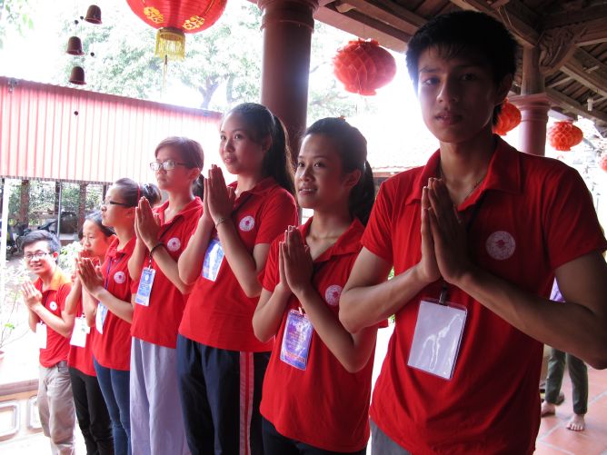 Hà Nội: Chùm ảnh đọng lại trong khóa tu mùa hè 2013 chùa Nam Du Thượng