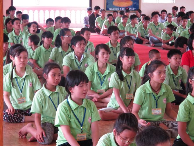 Hà Nội: Chùm ảnh đọng lại trong khóa tu mùa hè 2013 chùa Nam Du Thượng