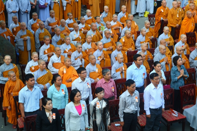 TP.HCM: Thiêng liêng đại lễ Phật đản tại chùa Phổ Quang