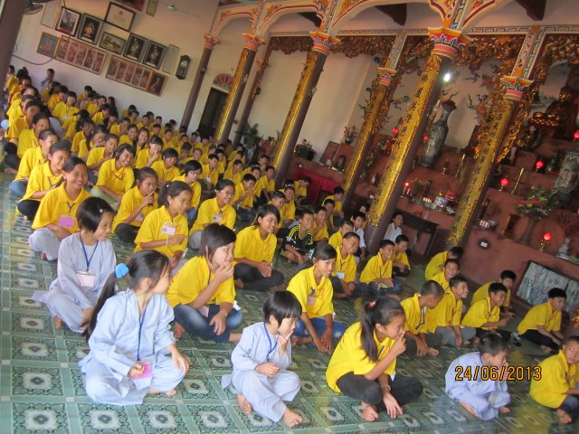 Nam Định: Khóa tu học mùa hè lần thứ 5 tại chùa Tiên Chưởng