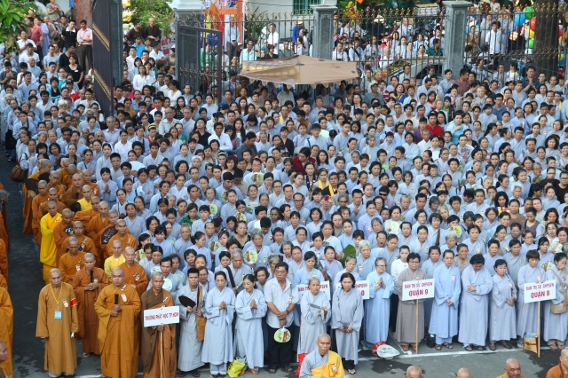 TP.HCM: Thiêng liêng đại lễ Phật đản tại chùa Phổ Quang