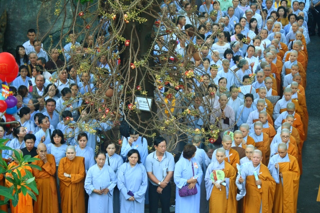 TP.HCM: Thiêng liêng đại lễ Phật đản tại chùa Phổ Quang
