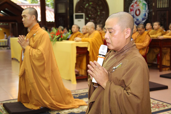 TP.HCM: HT. Thích Trí Quảng ban Pháp thoại tại tổ đình Giác Lâm