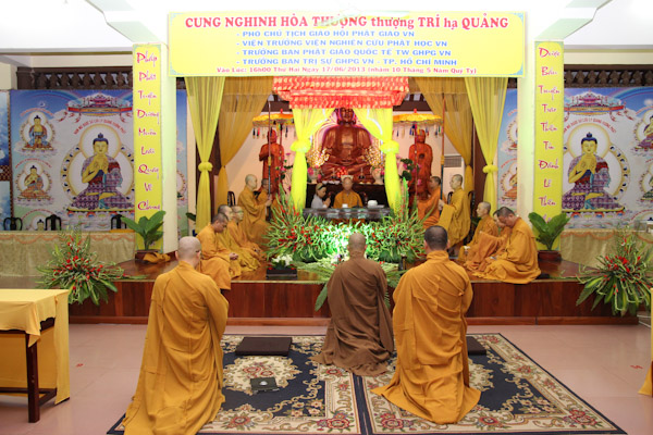 TP.HCM: HT. Thích Trí Quảng ban Pháp thoại tại tổ đình Giác Lâm