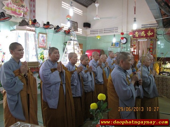 PHÂN BAN ĐẶC TRÁCH NI GIỚI TRUNG ƯƠNG CÚNG DƯỜNG  HẠ TRƯỜNG MIỀN ĐÔNG NAM BỘ NGÀY THỨ HAI