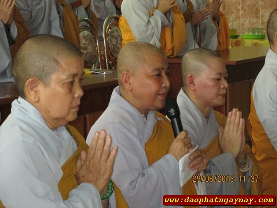 PHÂN BAN ĐẶC TRÁCH NI GIỚI TRUNG ƯƠNG CÚNG DƯỜNG  HẠ TRƯỜNG MIỀN ĐÔNG NAM BỘ NGÀY THỨ HAI