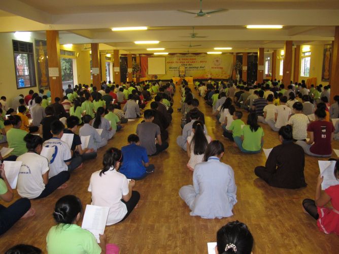 Hà Nội: Chùm ảnh đọng lại trong khóa tu mùa hè 2013 chùa Nam Du Thượng