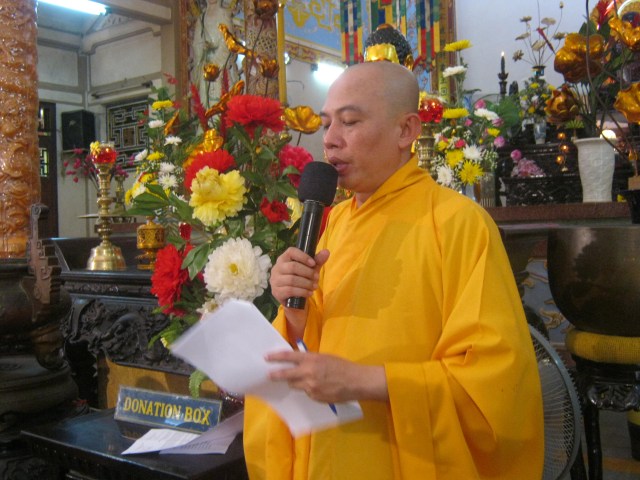 Ban Hoằng Pháp TW GHPGVN thăm trường hạ Khánh Hòa