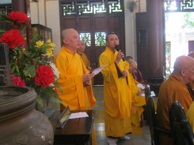 Ban Hoằng Pháp TW GHPGVN thăm trường hạ Khánh Hòa