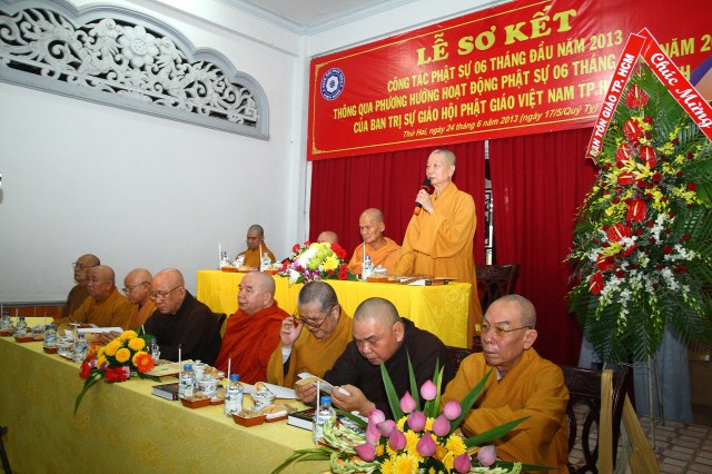 TP. HCM: Hội nghị sơ kết công tác Phật sự 6 tháng đầu năm 2013