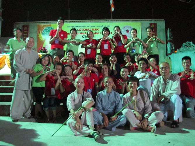 Hà Nội: Chùm ảnh đọng lại trong khóa tu mùa hè 2013 chùa Nam Du Thượng