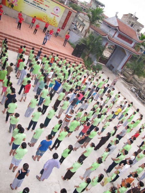 Hà Nội: Chùm ảnh cuộc thi trò chơi dân gian khóa tu chùa Nam Dư Thượng