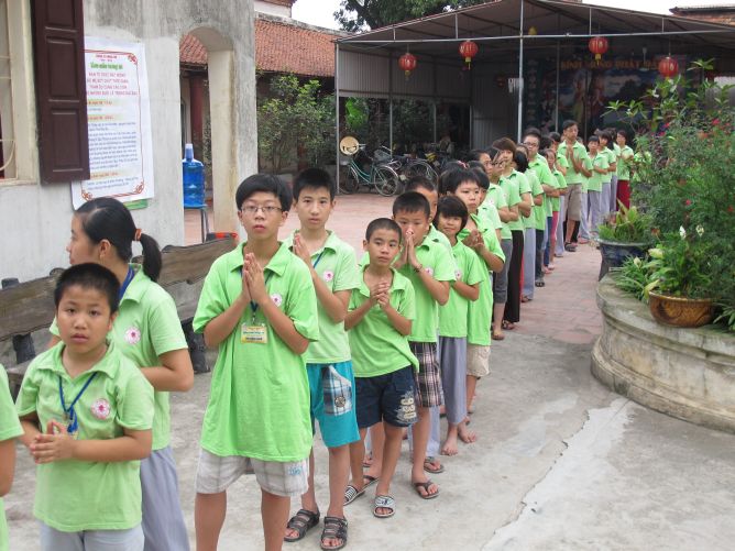 Hà Nội: Chùm ảnh đọng lại trong khóa tu mùa hè 2013 chùa Nam Du Thượng