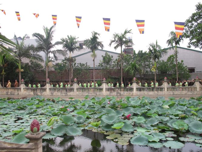 Hà Nội: Chùm ảnh cuộc thi trò chơi dân gian khóa tu chùa Nam Dư Thượng