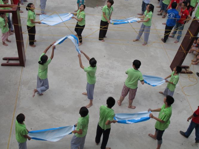 Hà Nội: Chùm ảnh cuộc thi trò chơi dân gian khóa tu chùa Nam Dư Thượng