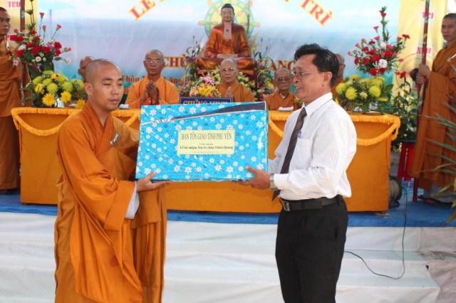 Phú Yên: Lễ bổ nhiệm trụ trì chùa Thiên Quang - TP. Tuy Hòa