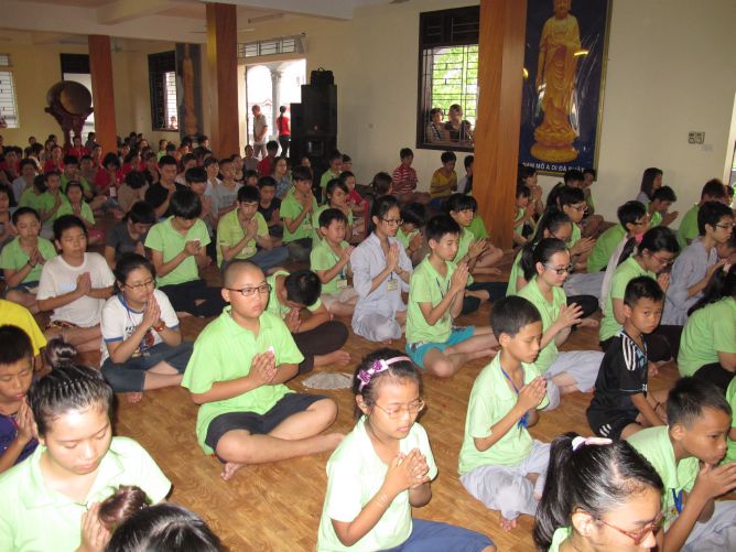 Hà Nội: Bế mạc khóa tu mùa hè tại chùa Nam Dư Thượng