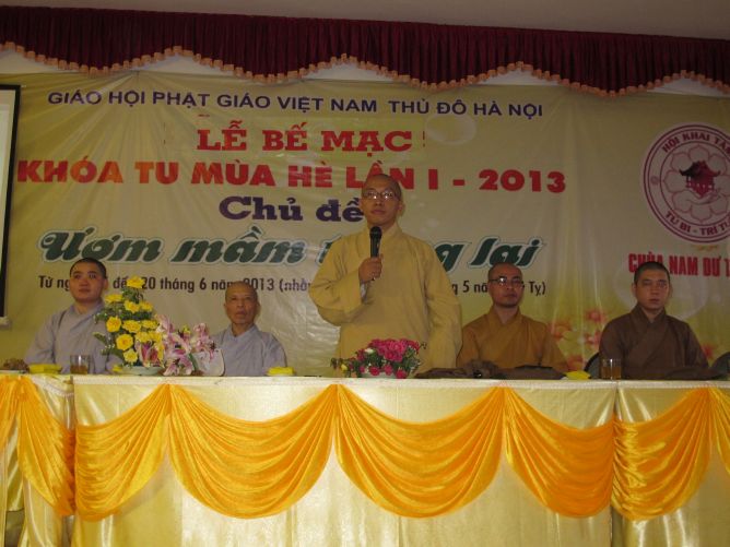 Hà Nội: Bế mạc khóa tu mùa hè tại chùa Nam Dư Thượng