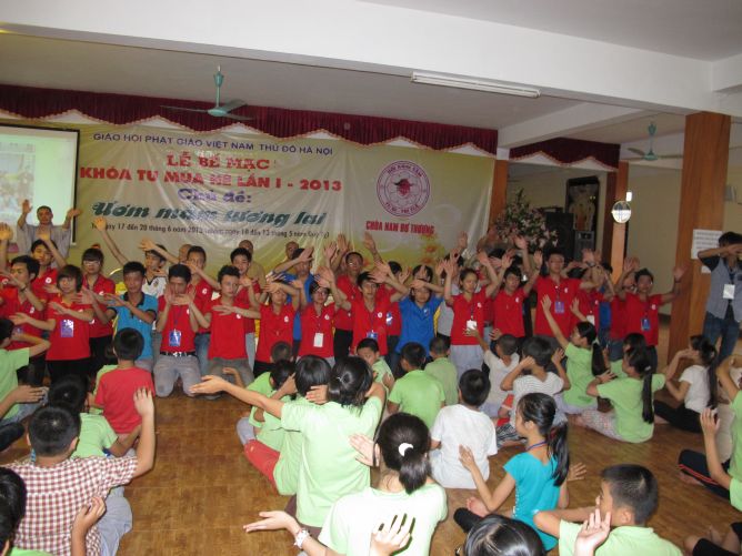 Hà Nội: Bế mạc khóa tu mùa hè tại chùa Nam Dư Thượng