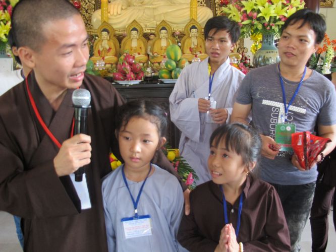 Tiền Giang: Pháp thoại “Cuộc đời đức Phật”  tại khóa tu “Vươn tới những ước mơ”