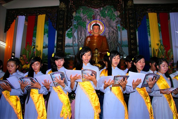 Long an: Lễ Mộc Dục Tại Chùa Khánh Ninh