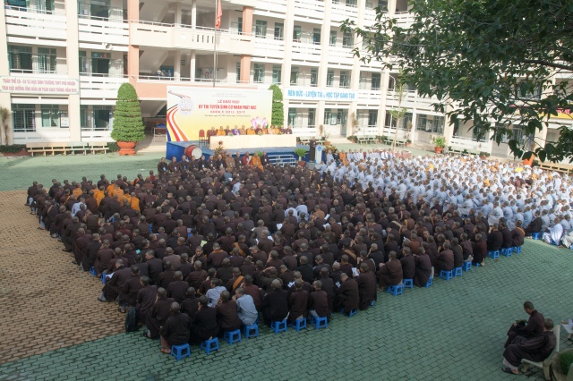 Học viện PGVN tại Tp.HCM tổ chức kỳ thi tuyển sinh cử nhân Phật học khóa X (2013 -2017)