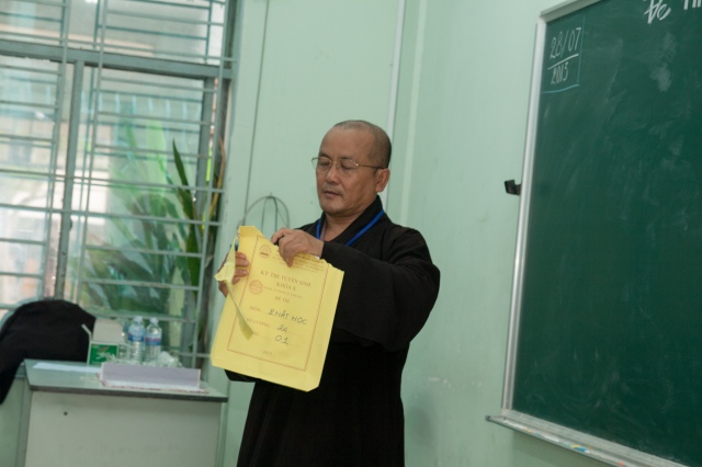 Học viện PGVN tại Tp.HCM tổ chức kỳ thi tuyển sinh cử nhân Phật học khóa X (2013 -2017)