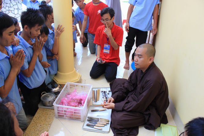 Khánh Hòa: Chùm ảnh vui nhộn hành trình về nguồn khóa tu mùa hè “Ơn nghĩa sinh thành”
