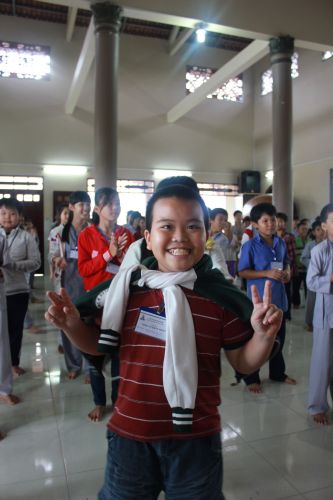 Long An: Bài học đầu tiên khi người Phật tử đến chùa tại khóa tu “Sống và Khát Vọng”