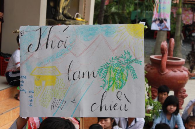 Long An: Cánh diều tuổi thơ tại khóa tu “Sống và Khát vọng”