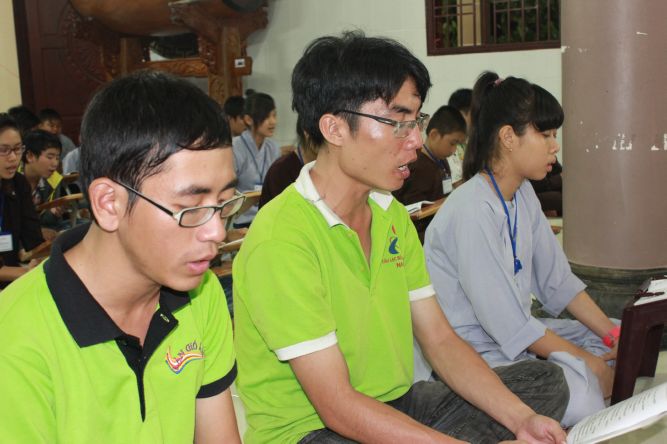 Long An: Cuộc thi “Tìm kiếm tài năng trẻ” tại khóa tu “Sống và Khát Vọng”