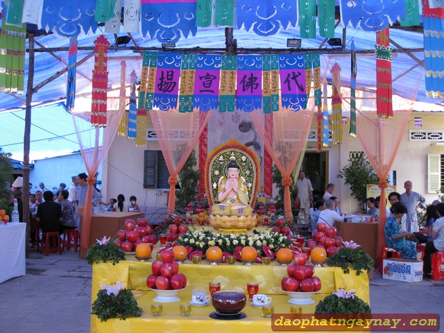 Đồng Tháp: Chùm ảnh lễ ngũ trai tuần cố ĐLHT. Thích Từ Nhơn